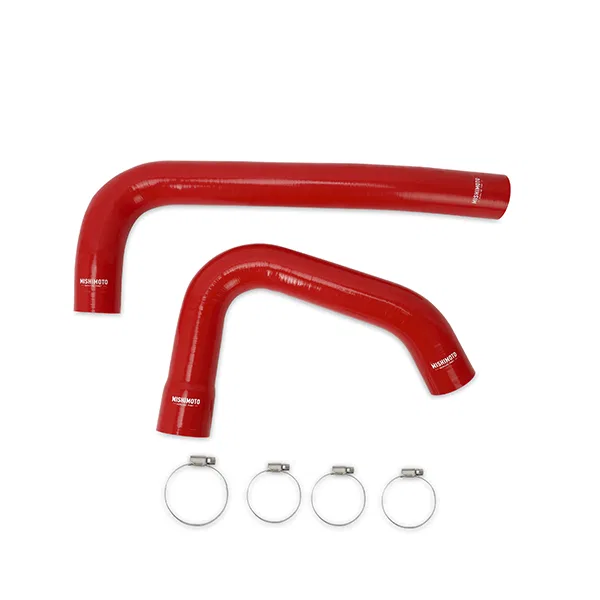 MMHOSE-RAM-15RD – MISHIMOTO Radiator Hose, Red Silicone With One Upper Hose/ One Lower Hose/ Four Worm Gear Clamps